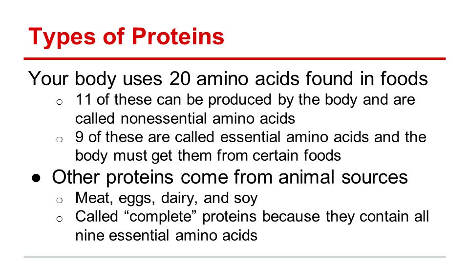 Roles of Proteins Protein is the basic building material of cells.