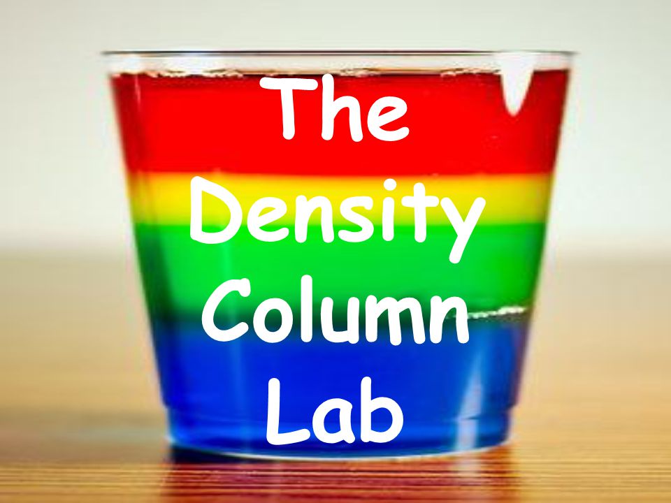 The Density Column Lab