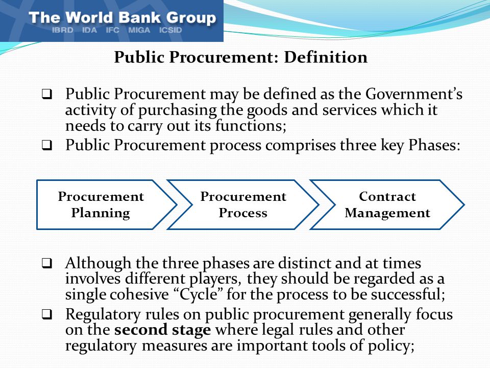 Introduction to Public Procurement: Basic Principles and Concepts - ppt ...