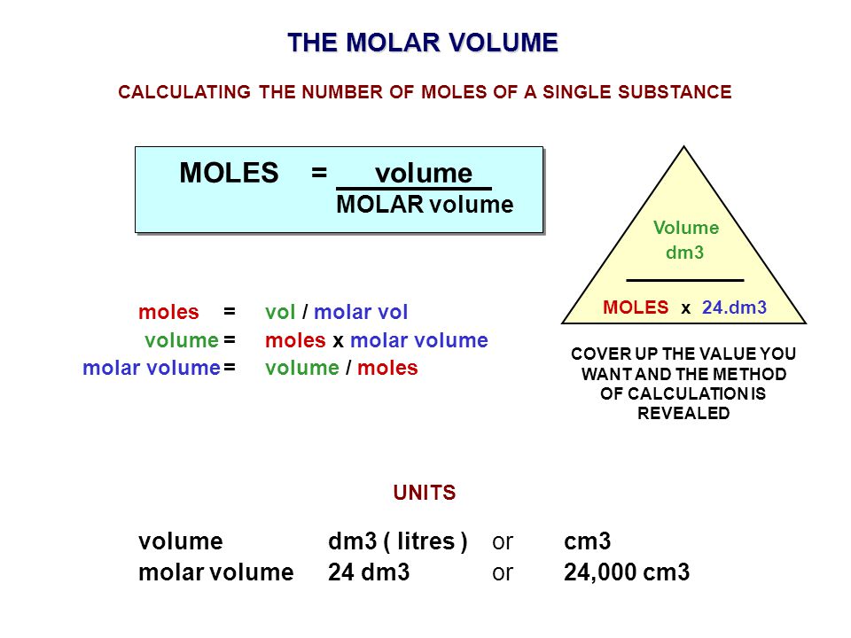 Molar volume Text Book : Pages SPECIFICATIONS. - ppt video online download