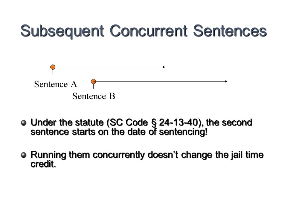 Subsequent Concurrent Sentences