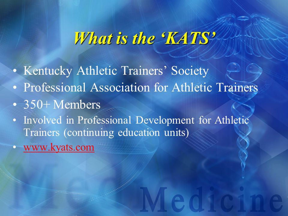 What is the ‘KATS’ Kentucky Athletic Trainers’ Society