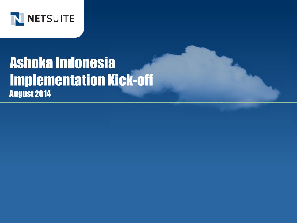 Ashoka Indonesia Implementation Kick-off August 2014