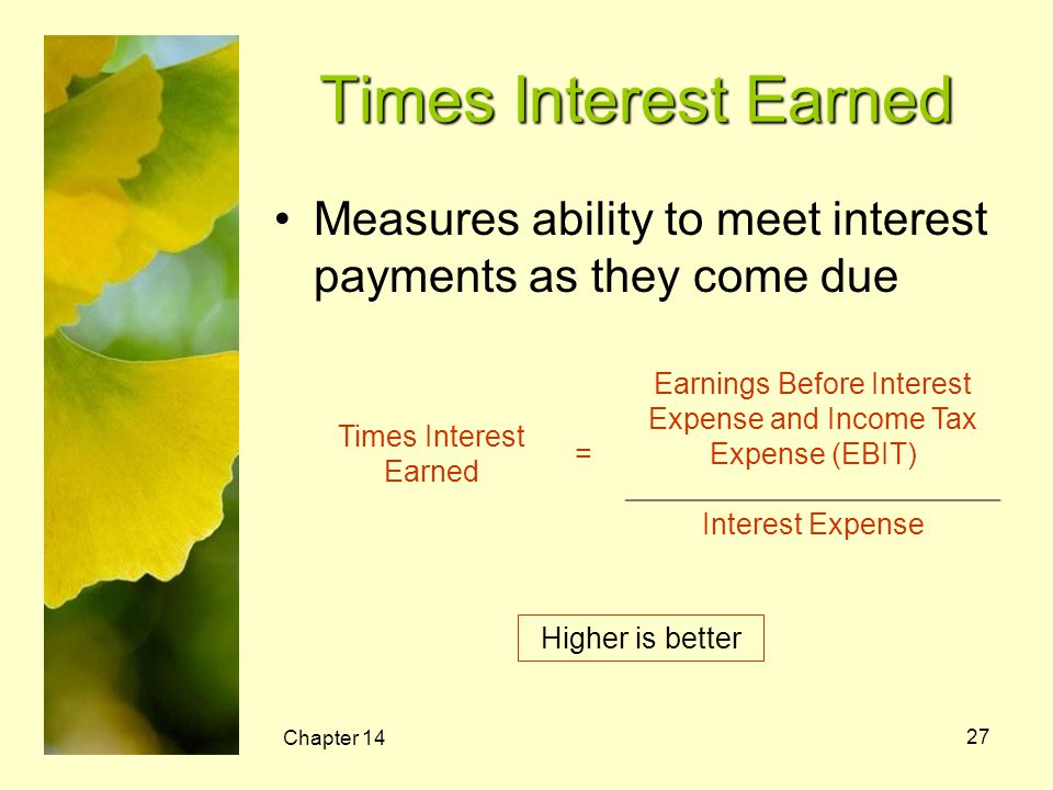 Earnings Before Interest Expense and Income Tax Expense (EBIT)