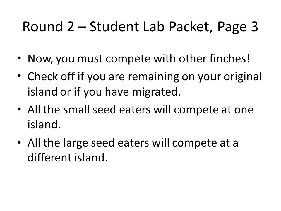 Round 2 – Student Lab Packet, Page 3