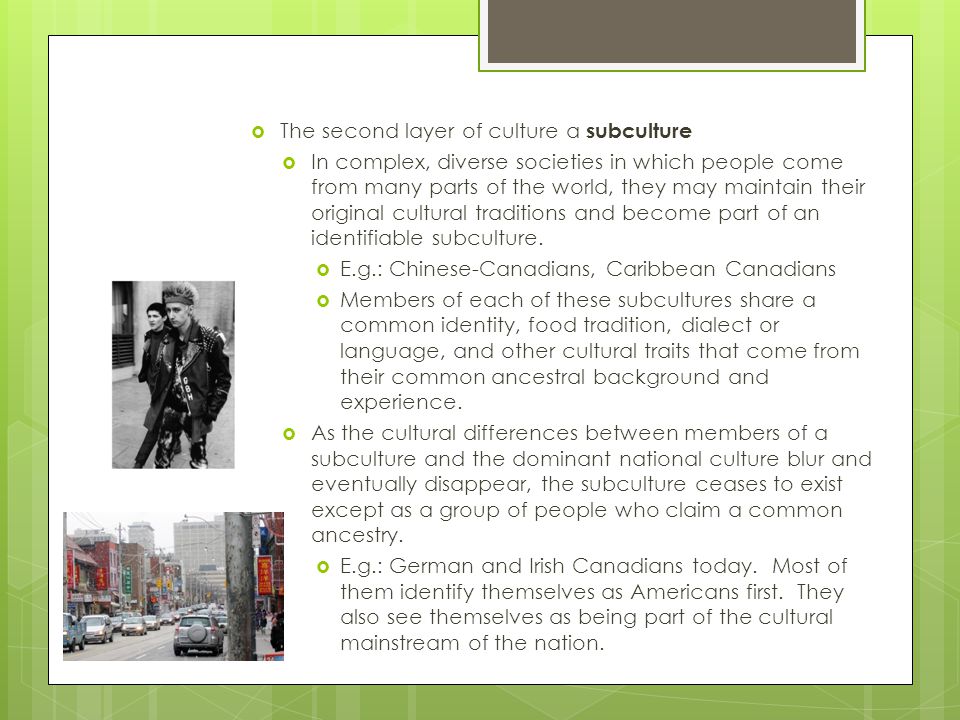 What is the second layer of culture?