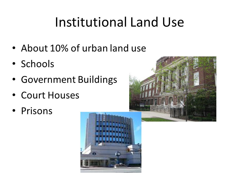 Institutional Land Use