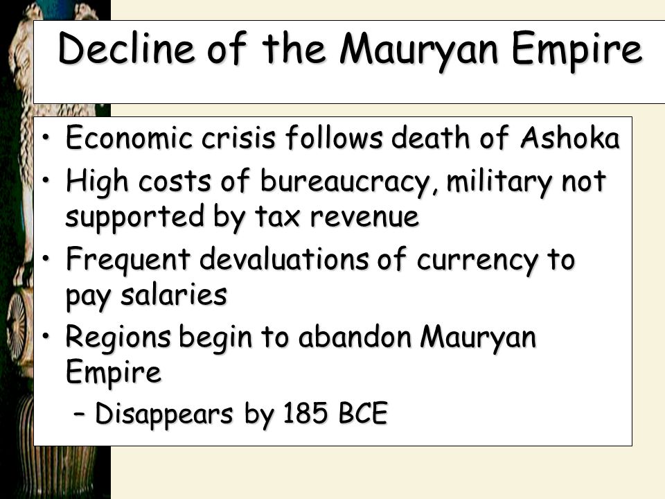 collapse of the mauryan empire