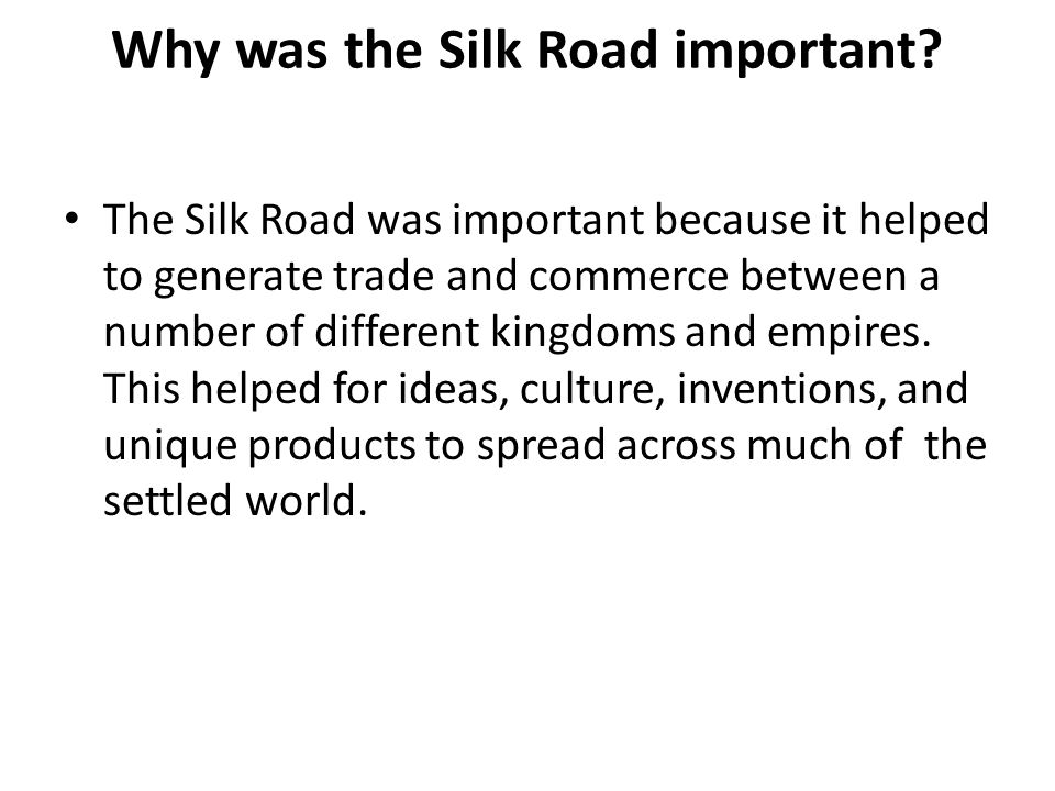 Silk Road Cornell Notes Ppt Video Online Download