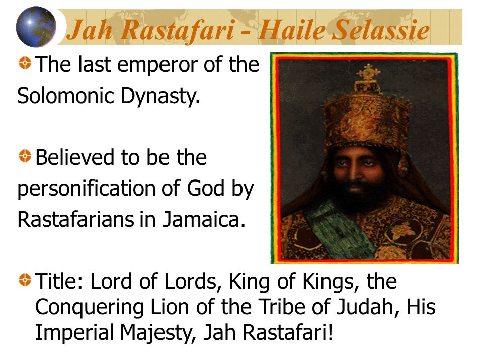 Jah Rastafari - Haile Selassie