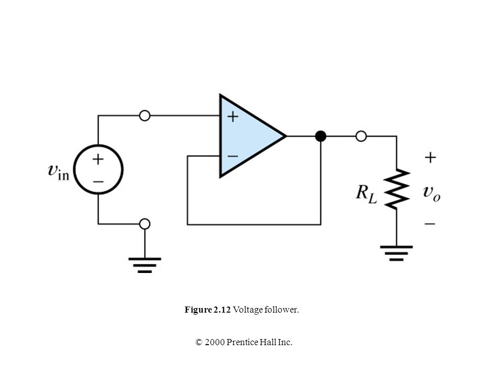 Figure 2.12 Voltage follower.