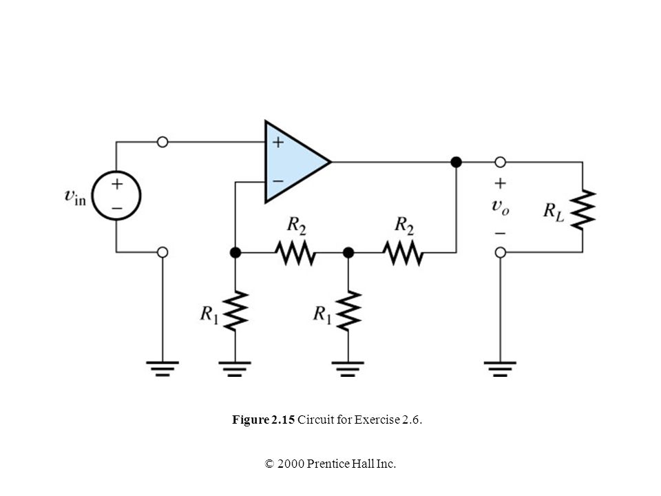 Figure 2.15 Circuit for Exercise 2.6.