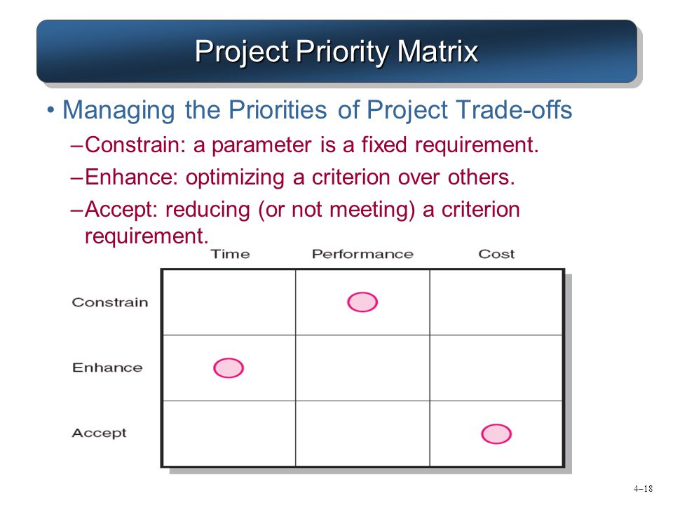 Project Priority Matrix