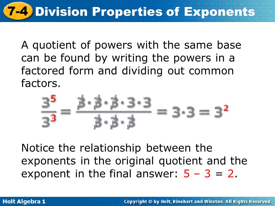 Division Properties Of Exponents Homework Help Division Properties Of Exponents Homework Help