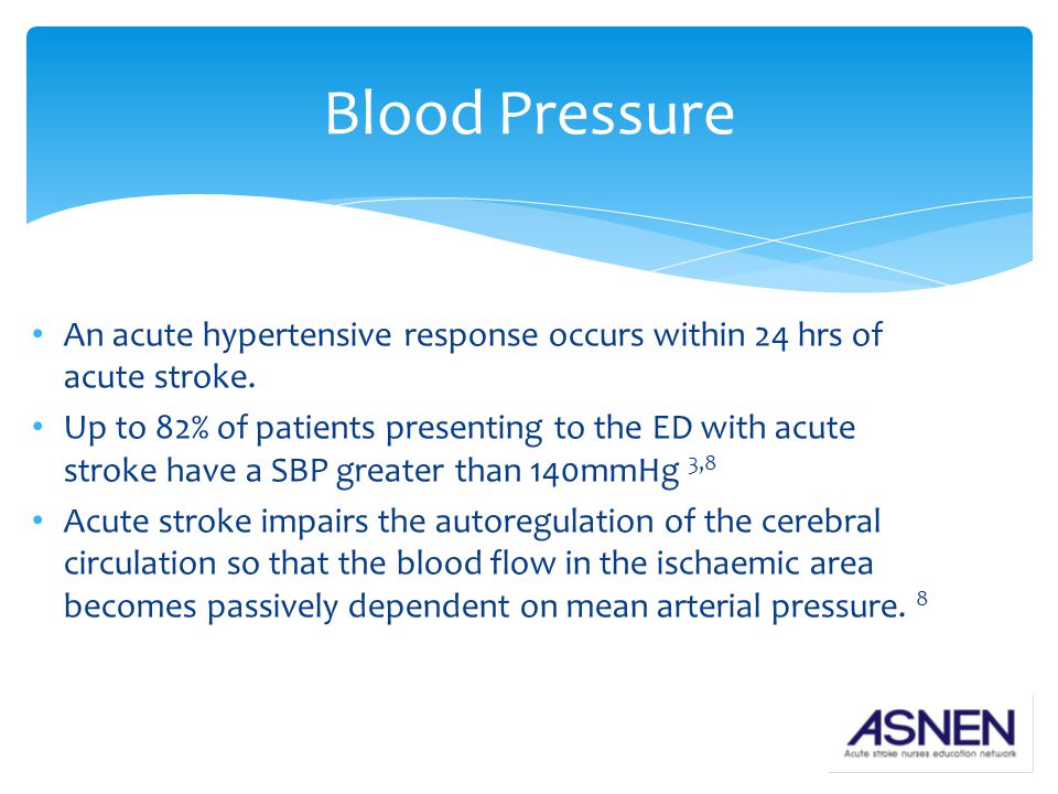 Blood Pressure Management in Acute Stroke ASNEN Workshops - SSA Conference and Smart Strokes Liz O'Brien1 Stroke Nurse Practitioner Royal. - ppt video online download
