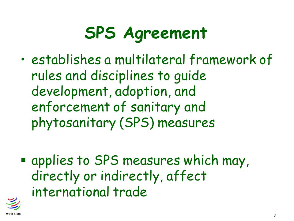 SPS Agreement