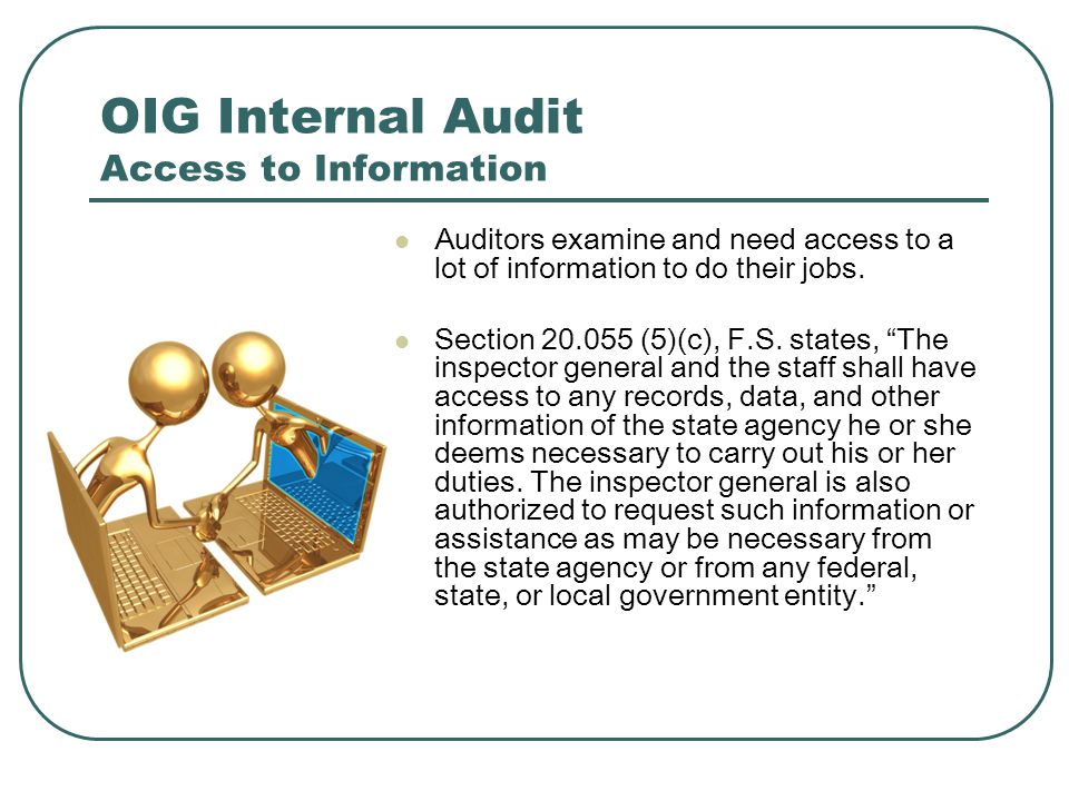 OIG Internal Audit Access to Information