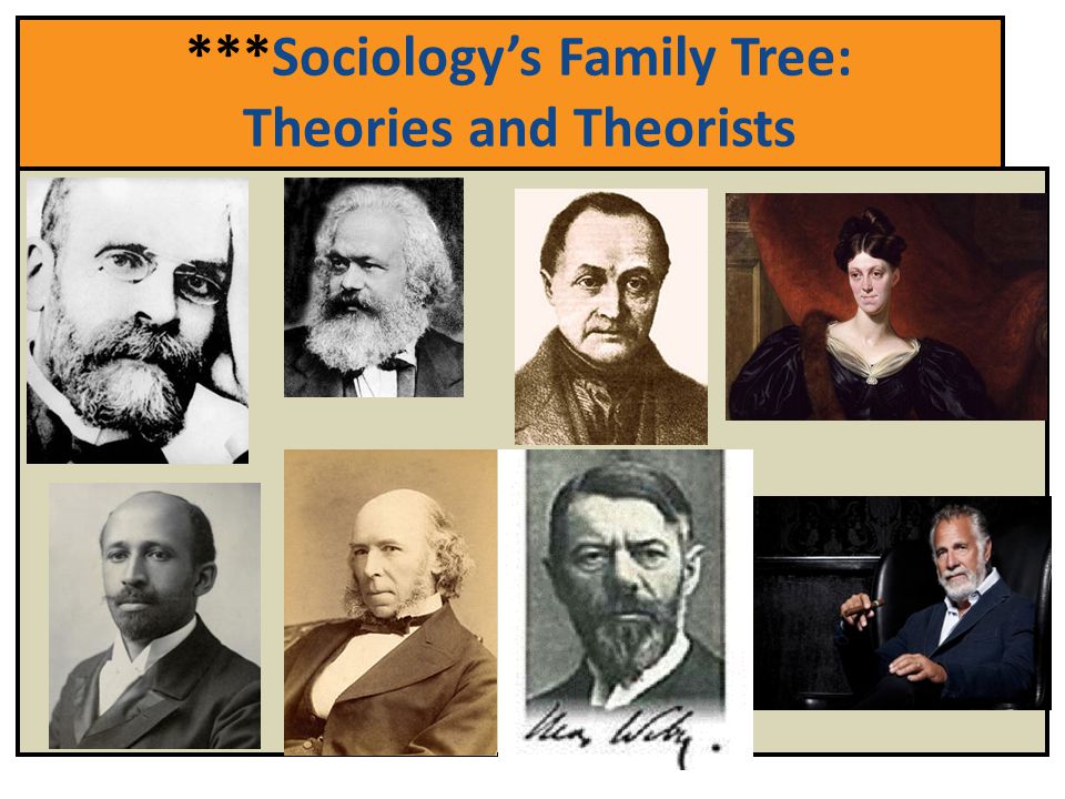 ***Sociology’s Family Tree: Theories and Theorists