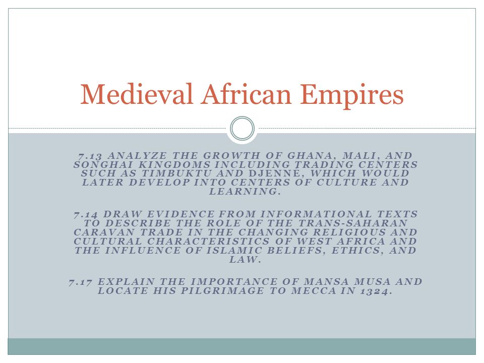 Medieval African Empires