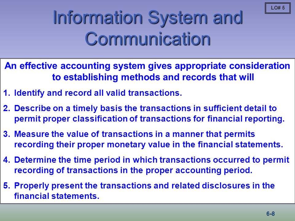 Information System and Communication