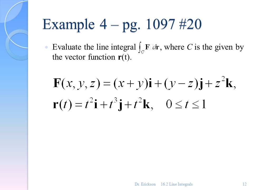 Chapter 16 Vector Calculus Ppt Video Online Download