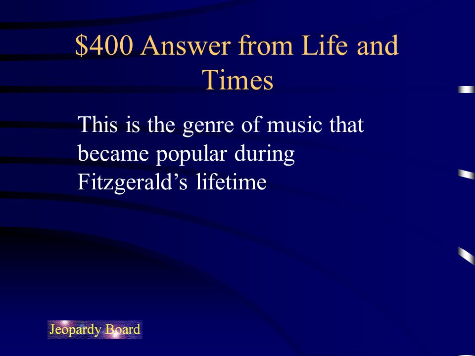 $400 Answer from Life and Times