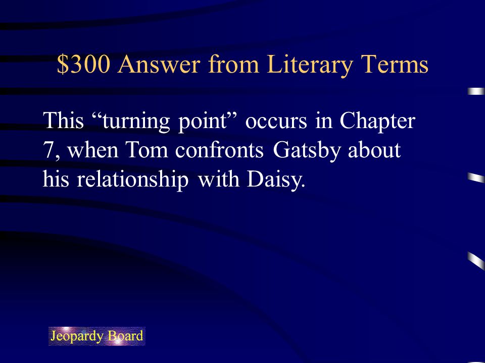 $300 Answer from Literary Terms