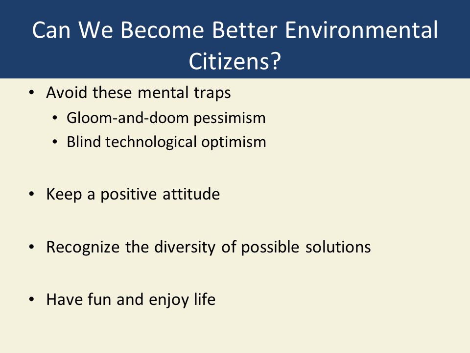 Can We Become Better Environmental Citizens