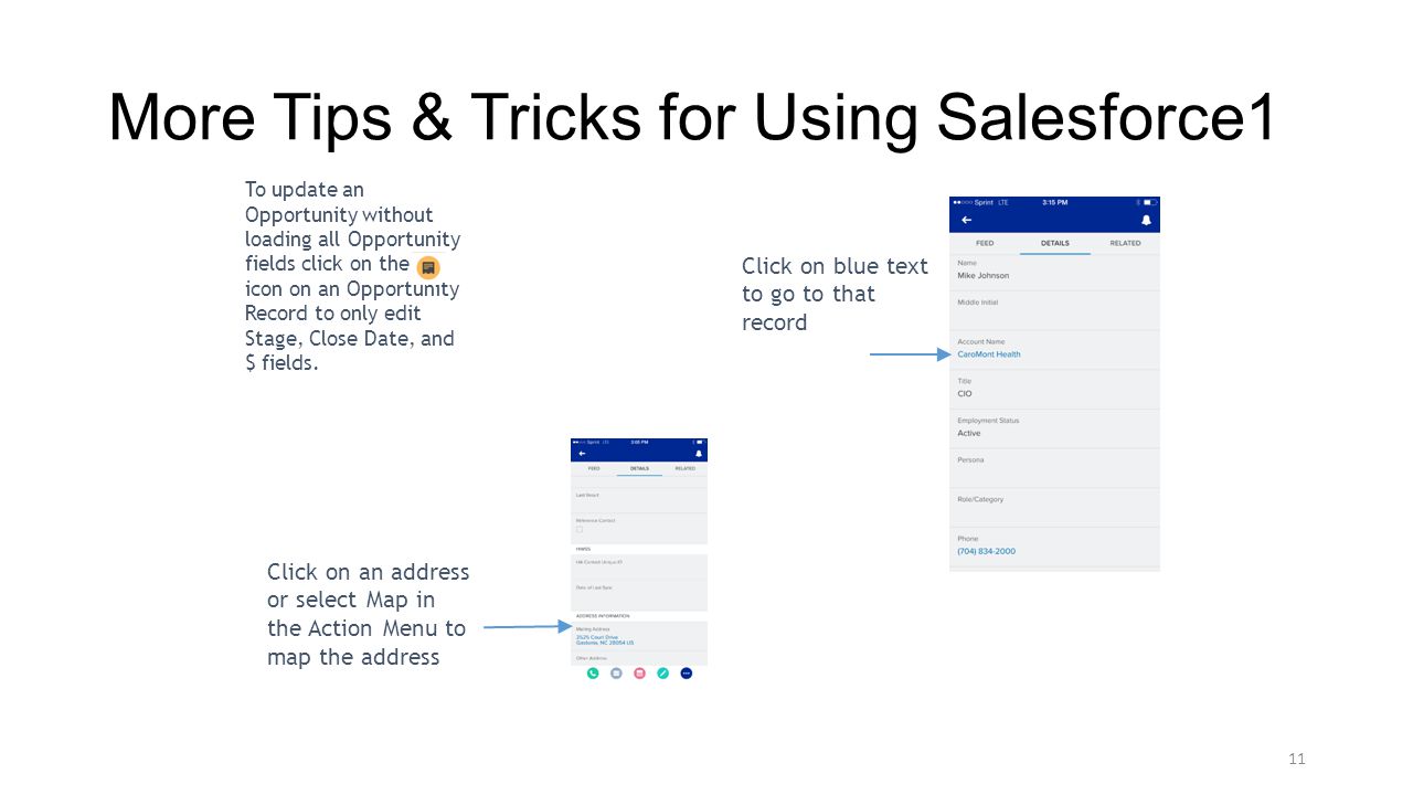 More Tips & Tricks for Using Salesforce1