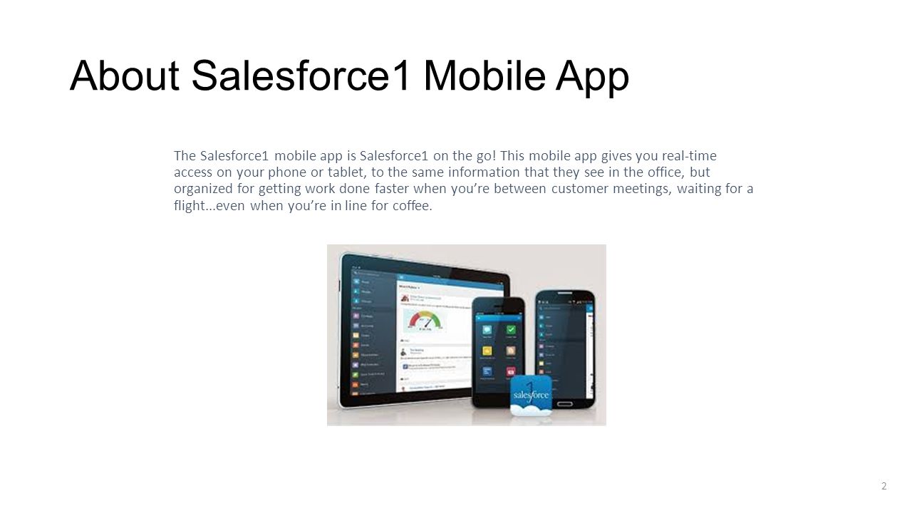 About Salesforce1 Mobile App