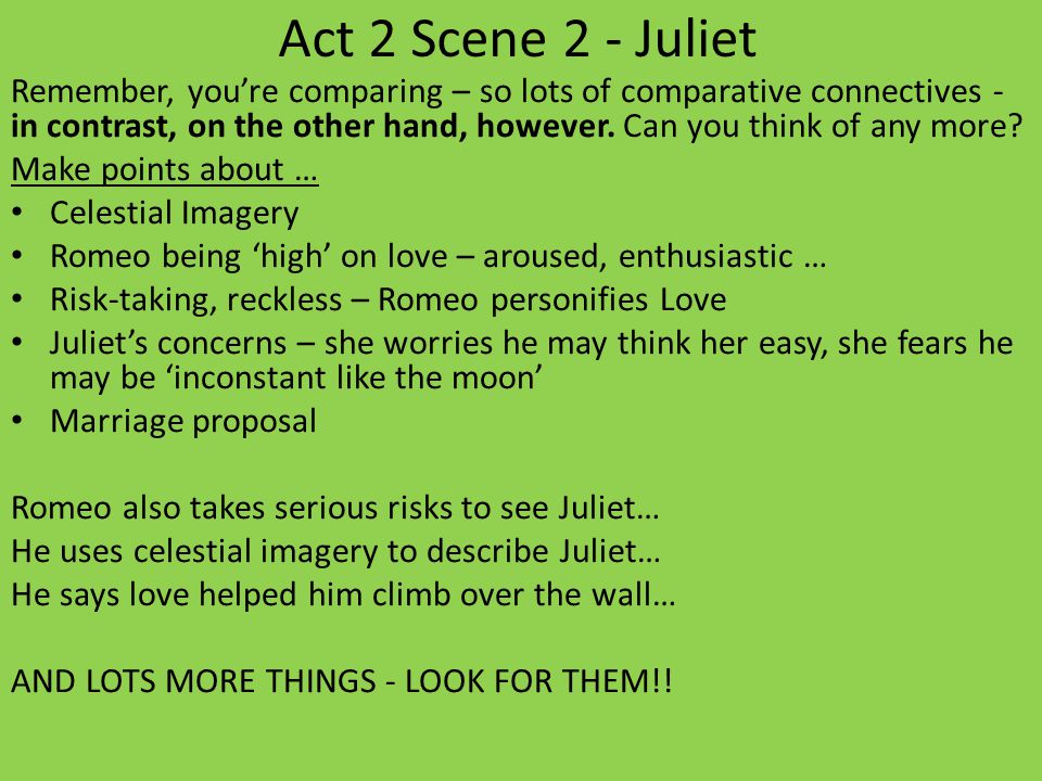 Essay Question Compare Romeo S Feelings For Rosaline In Act 1 Scene 1 And For Juliet In Act 2 Scene Ppt Video Online Download