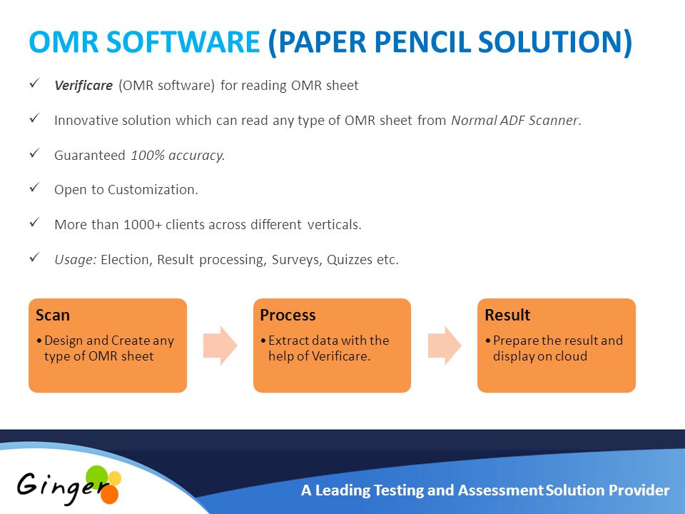 OMR SOFTWARE (PAPER PENCIL SOLUTION)