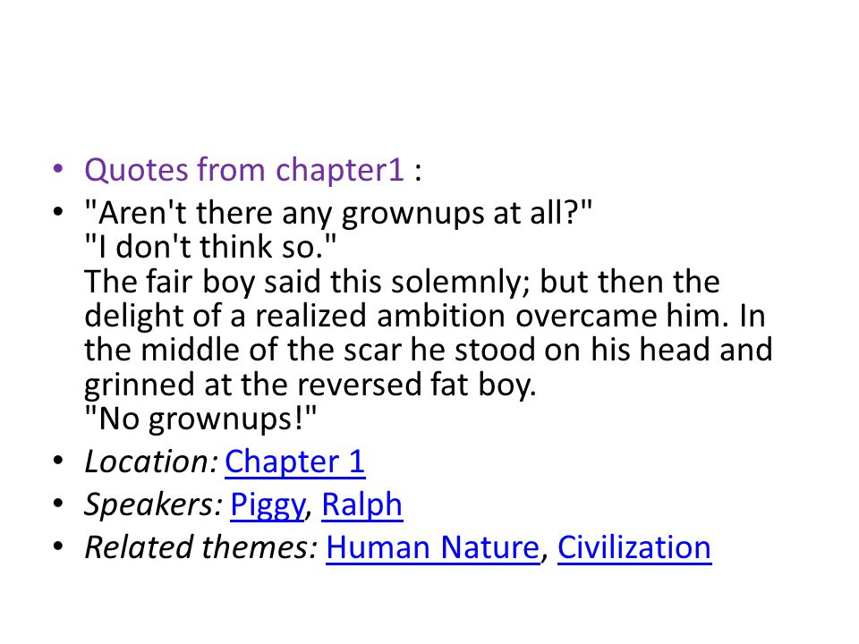 lord of the flies quotes on human nature