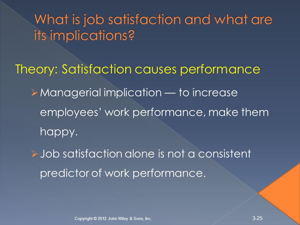 What is job satisfaction and what are its implications
