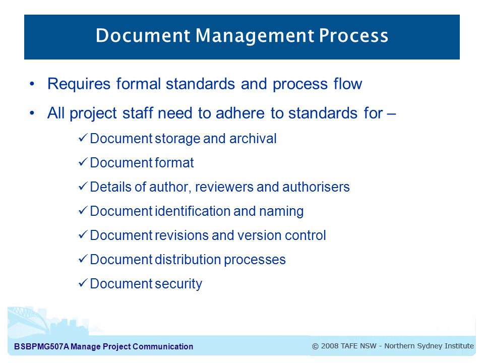 Document Management Process