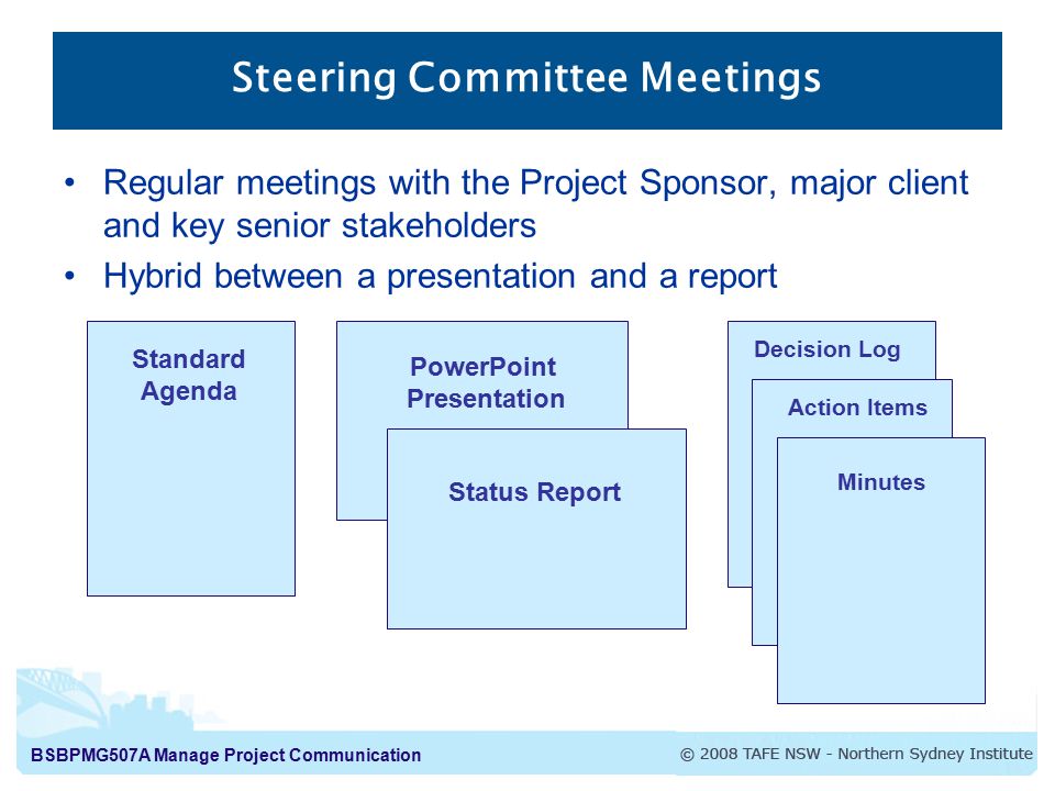 Steering Committee Meetings
