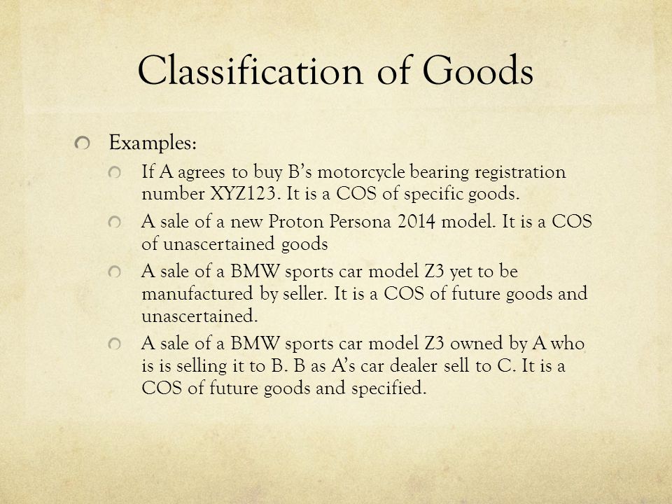 Commercial Law Sale Of Goods Ppt Download