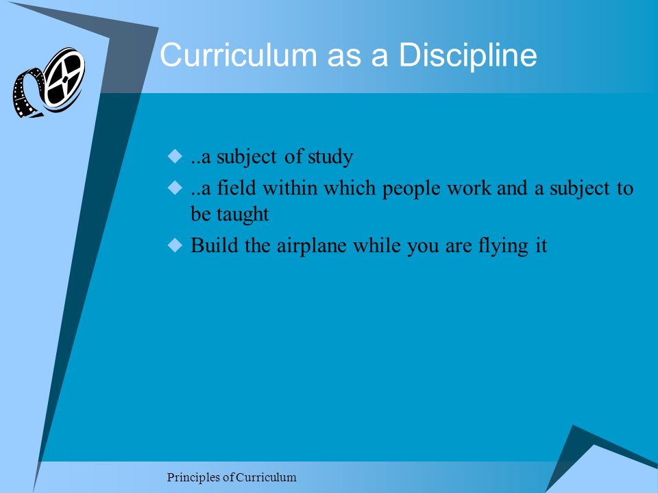 Curriculum as a Discipline