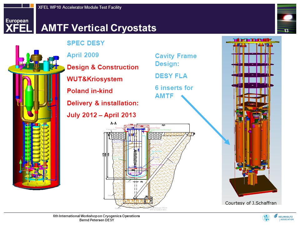 AMTF Vertical Cryostats