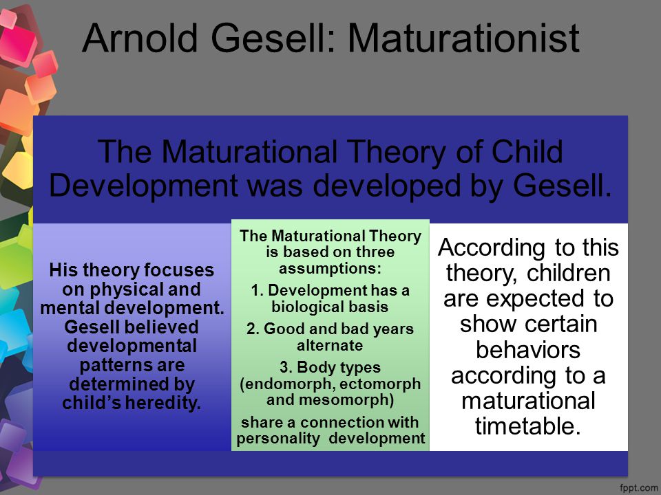 gesell developmental milestones