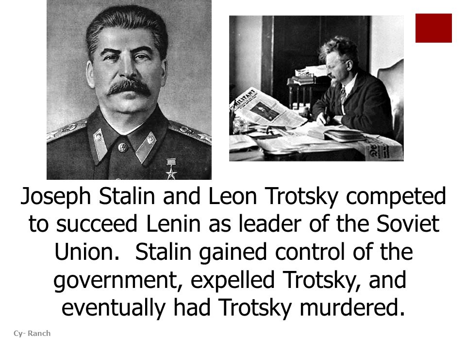 stalin was succeeded by lenin