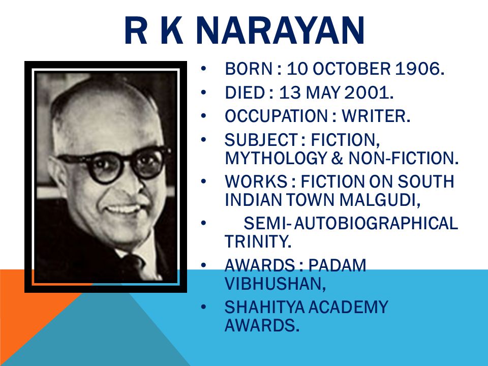 R K Narayan  Wikidata