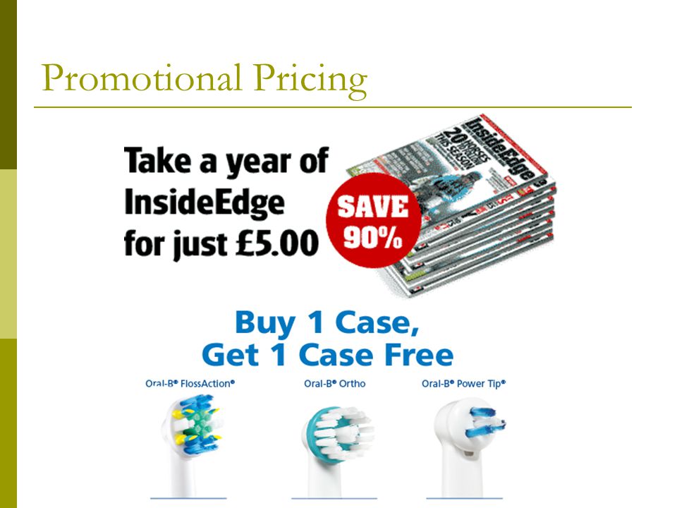Promotional Pricing