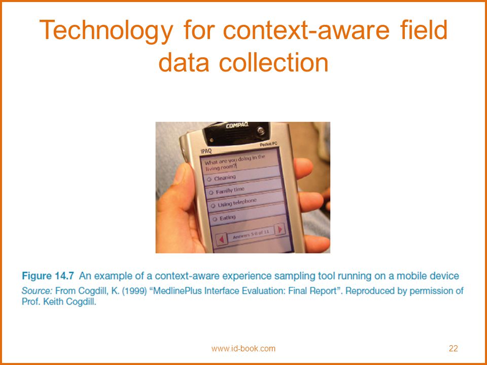 Technology for context-aware field data collection