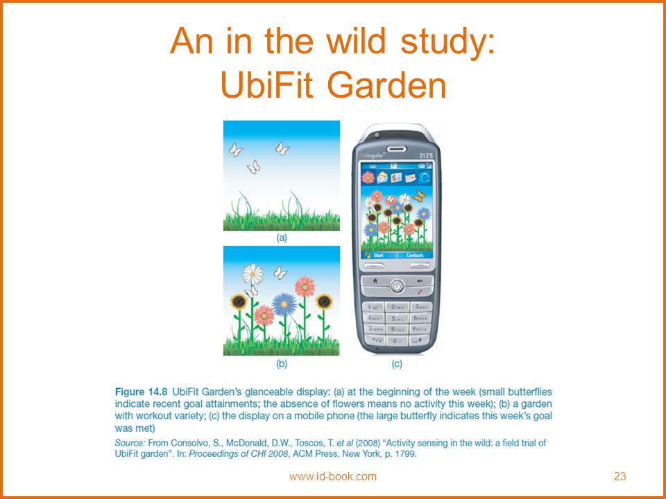 An in the wild study: UbiFit Garden