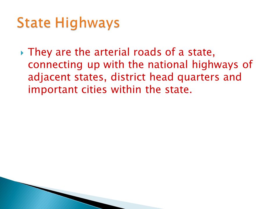 State Highways