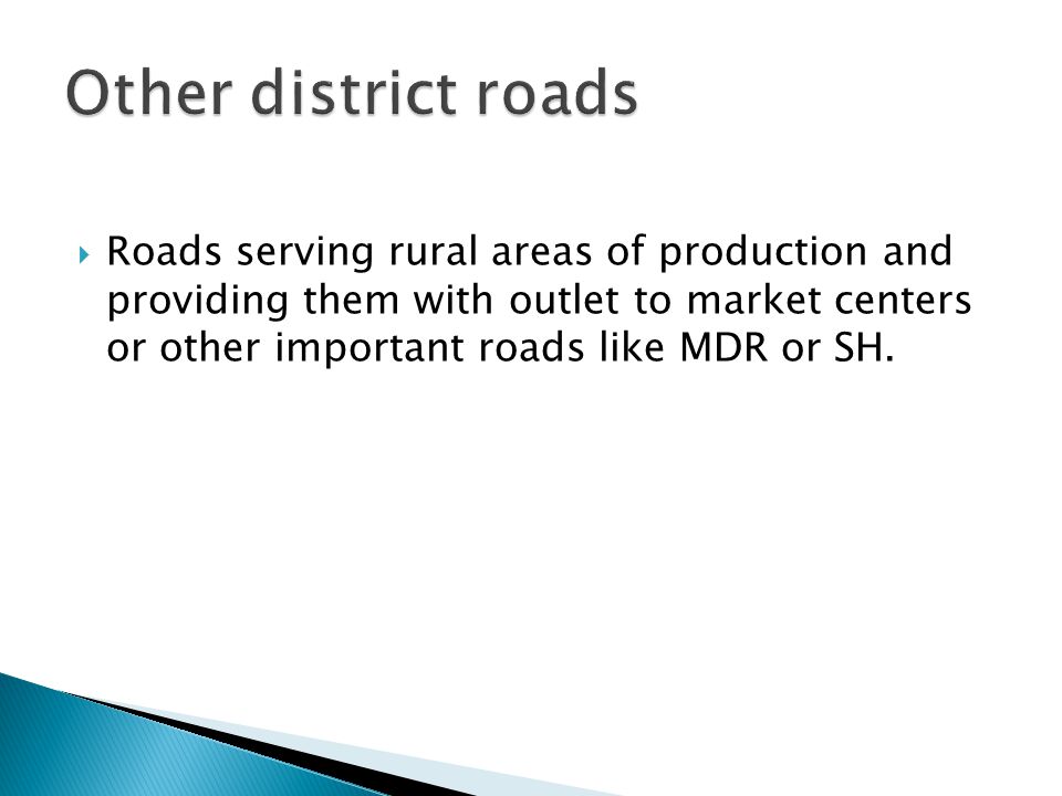 Other district roads