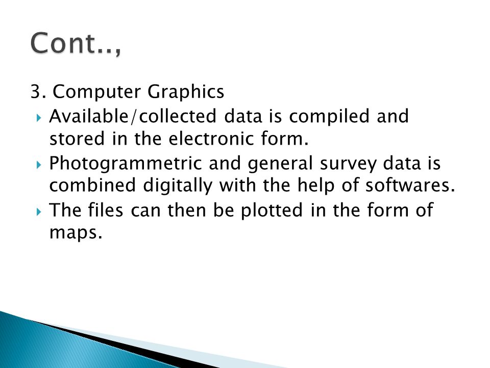 Cont.., 3. Computer Graphics