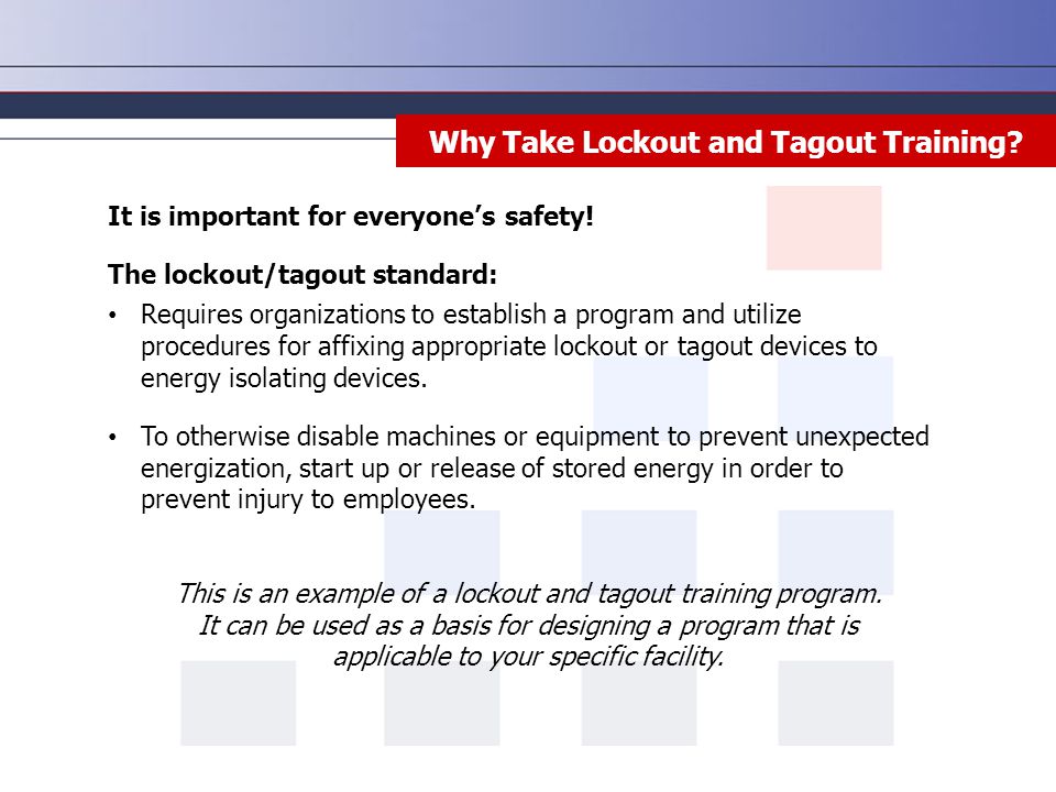 Why Take Lockout and Tagout Training