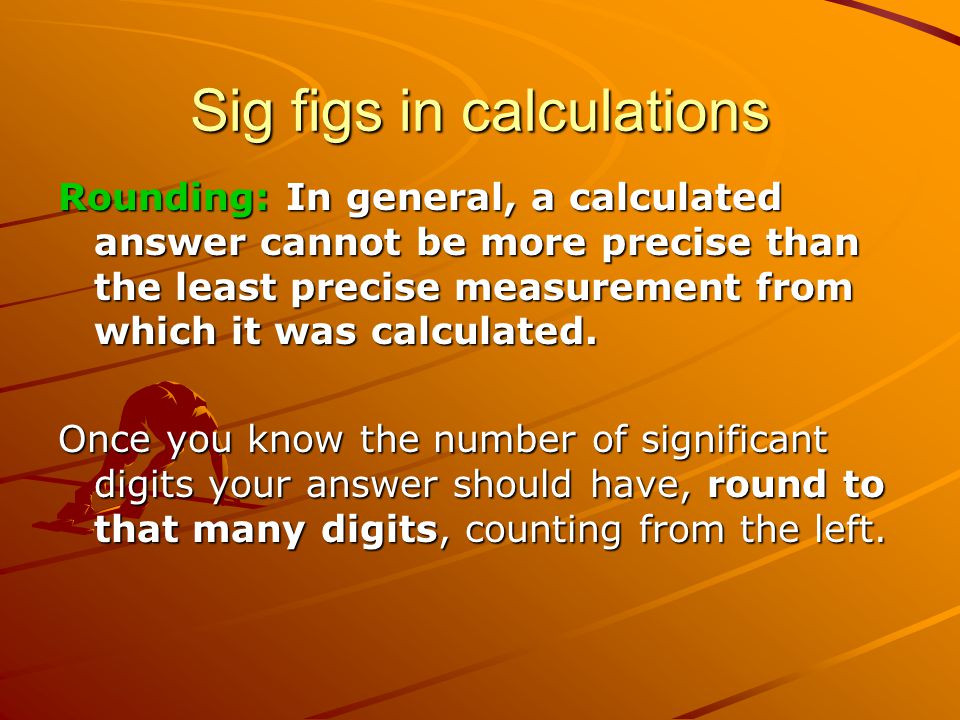 Sig figs in calculations